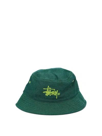 Stussy Stüssy "copyright" Bucket Hat In Green