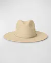 Btb Los Angeles Wendy Straw Fedora Hat In Natural