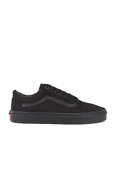 Vans Og Old Skool Lx Leather-trimmed Suede Sneakers In Black