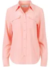 Equipment Women's Signature Slim Silk Shirt In Pink