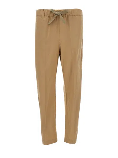 Semicouture Buddy Pantscotton In Beige