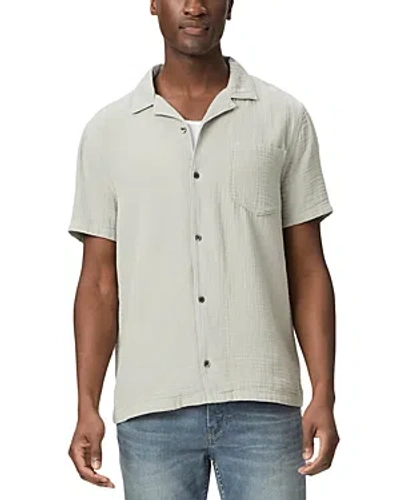 Paige Ellerton Cotton Regular Fit Button Down Camp Shirt In Zen River