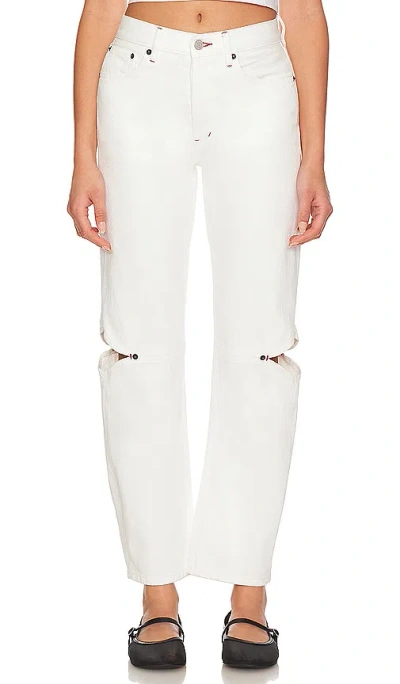 Still Here Cowgirl Straight-leg Jeans In White