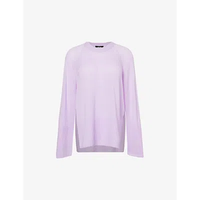Me And Em Women's Lupin Raglan-sleeve Wool, Cashmere And Silk-blend Jumper