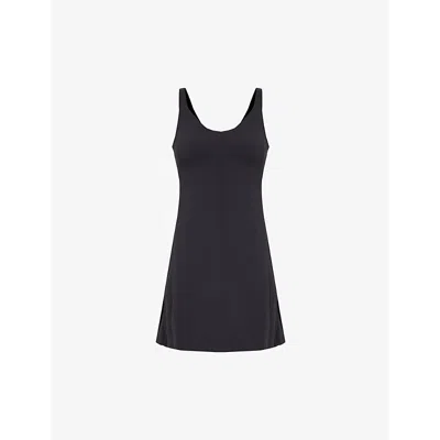 Lululemon Womens Black Align V-neck Stretch-woven Mini Dress