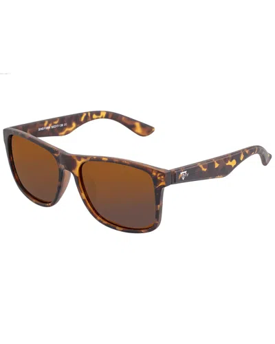 Sixty One Unisex Solaro 55mm Polarized Sunglasses In Brown