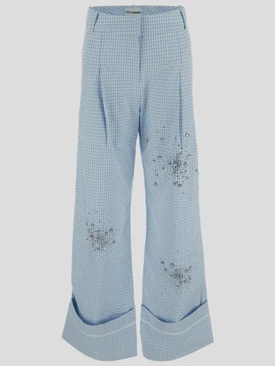Des_phemmes Des Phemmes Trousers In Clear Blue