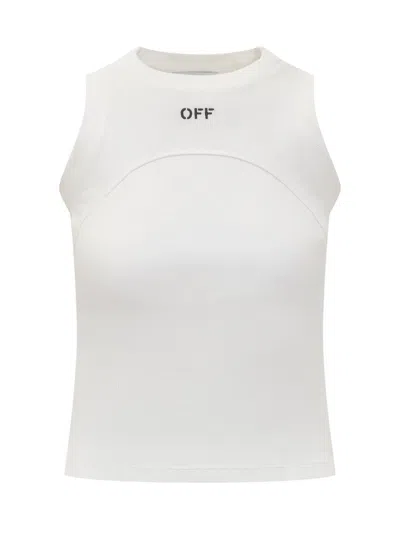 Off-white Off Logo Top. In White