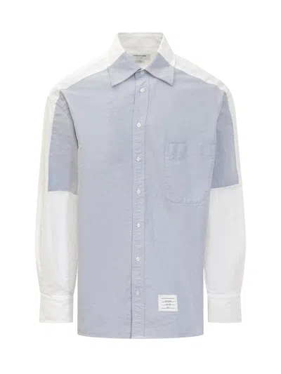 Thom Browne Oversized Ls Shirt In White