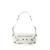 Balenciaga Le Cagole Xs Leather Shoulder Bag In White