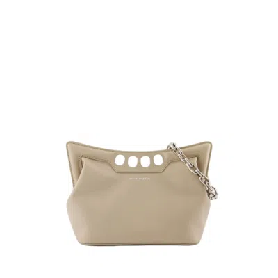 Alexander Mcqueen The Small Peak Purse -  - Leather - Camel In Neutrals