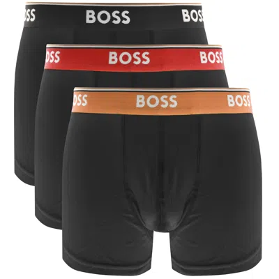 Boss Business Boss Underwear Three Pack Boxer Briefs In Black