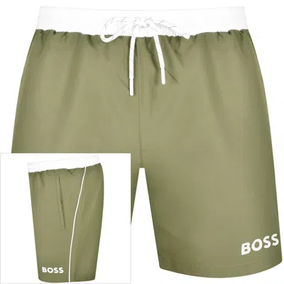 Boss Business Boss Bodywear Starfish Swim Shorts Khaki