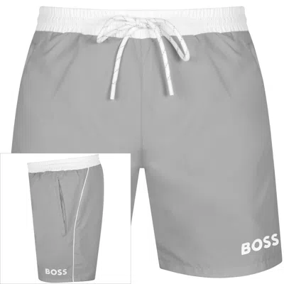 Boss Business Boss Bodywear Starfish Swim Shorts Grey