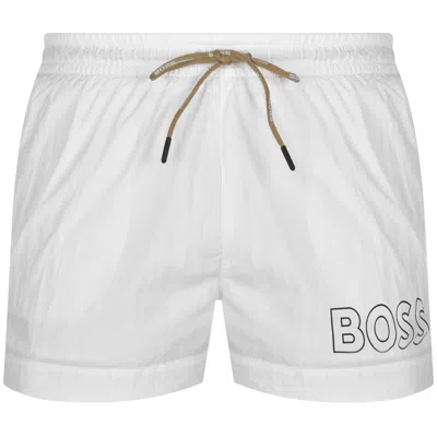 Boss Business Boss Bodywear Mooneye Swim Shorts White