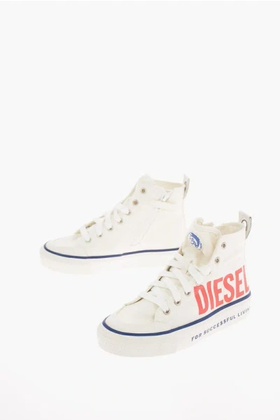 Diesel Fabric Astico Sn Mid 07 Mc Ch Sneaker In White