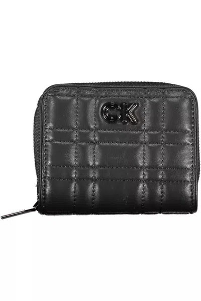 Calvin Klein Polyester Men's Wallet In Black