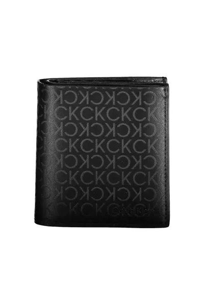 Calvin Klein Polyester Men's Wallet In Black