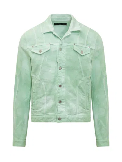 Dsquared2 Cassic Jean Jacket In Green