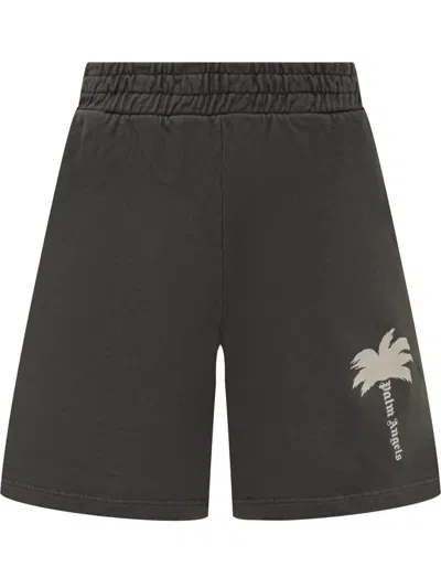 Palm Angels Shorts In Grey