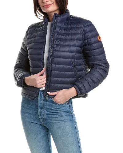 Save The Duck Neha Short Jacket In Navy