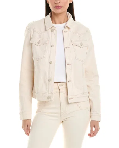 Mother The Buckle Bunny Bruiser Act Natural Jacket (also In X, L,xl) In White