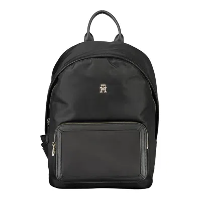 Tommy Hilfiger Black Polyester Backpack