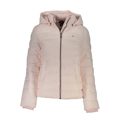 Tommy Hilfiger Pink Polyester Jackets & Coat In Neutral