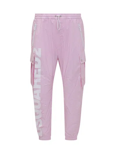 Dsquared2 Cargo Pants In Pink