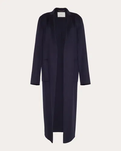 Adam Lippes Vanessa Open-front Cashmere Coat In Black