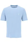 Brunello Cucinelli Logo-print Cotton T-shirt In Light Blue