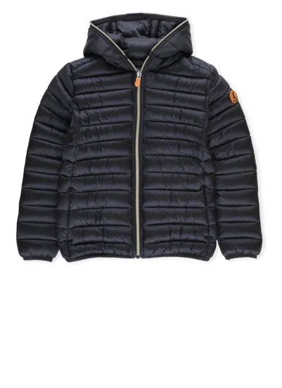 Save The Duck Kids' Iris Padded Jacket In Black