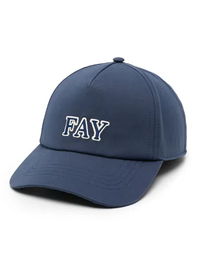 Fay Baseballkappe Mit Logo-stickerei In Azul