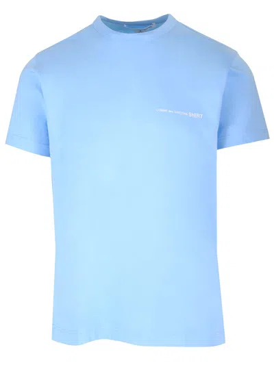 Comme Des Garçons Shirt T-shirt In Blue