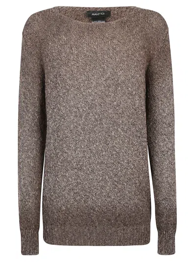 Avant Toi Sweaters Beige In Dove Grey