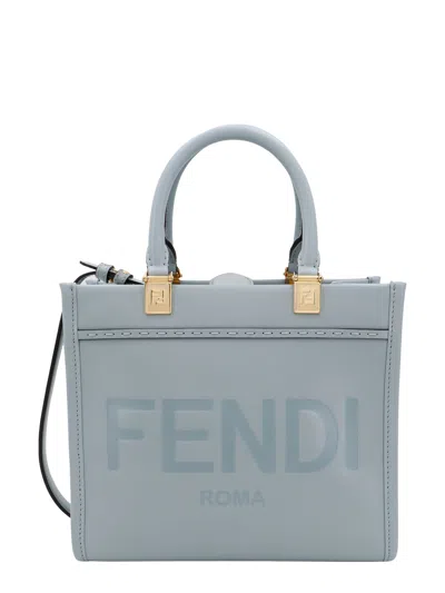 Fendi Sunshine Small Handbag In Blue