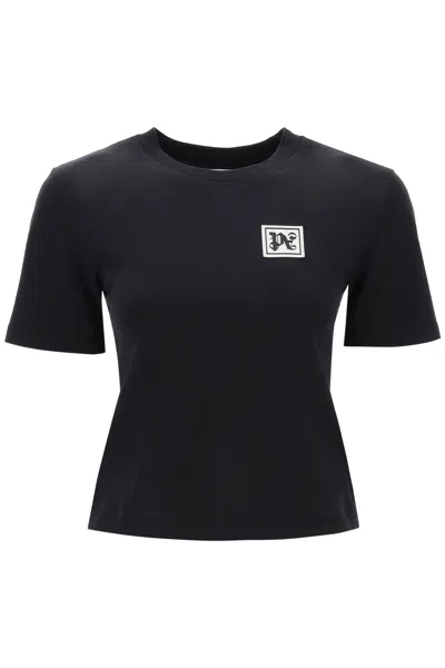 Palm Angels Ski Club T-shirt In Black/white