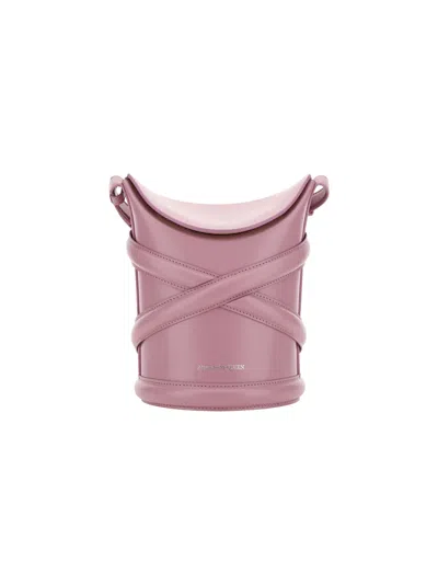 Alexander Mcqueen The Curve Small Bag In Pink