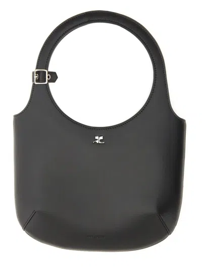 Courrèges Designer Handbags Bag "holy" In Black