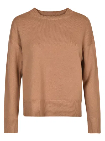 's Max Mara Venezia Wool & Cashmere Crewneck Sweater In Cammello