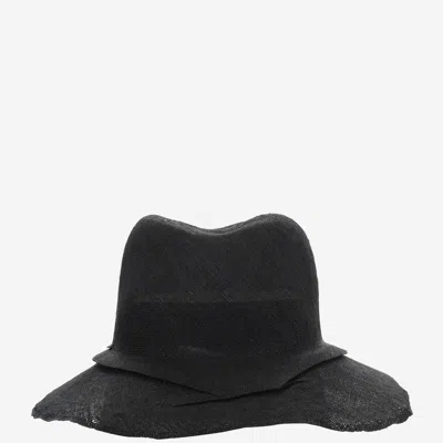 Reinhard Plank Straw Hat In Black
