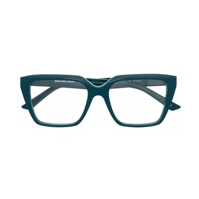 Balenciaga Bb0130o Square-frame Glasses In Blue