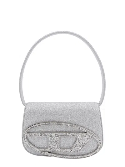 Diesel 1dr Shoulder Bag In Silver