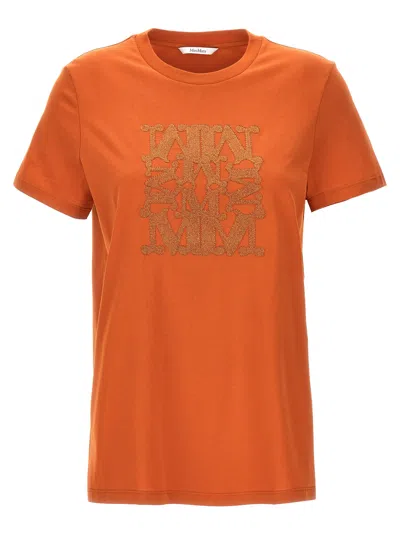 Max Mara Taverna T-shirt In Orange