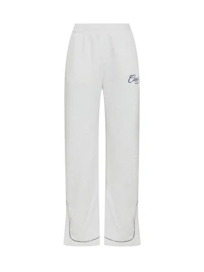 Casablanca Caza Terry Cloth Track Pants In White