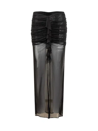 De La Vali Tiramisu Skirt In Black