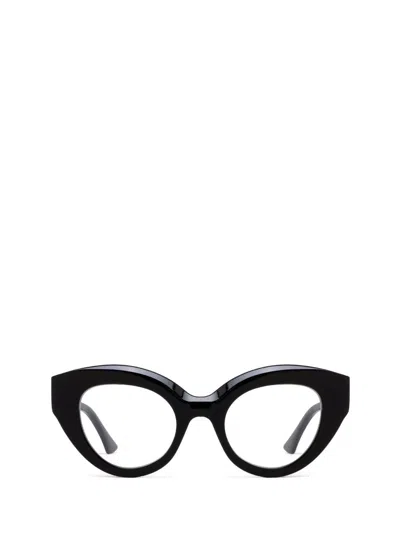 Kuboraum Eyeglasses In Black Shine