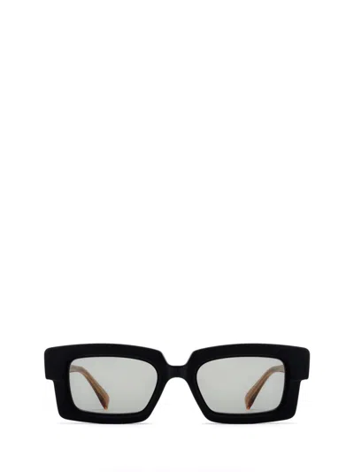 Kuboraum Sunglasses In Black Matt & Transparent Light Brown