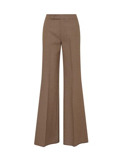 The Seafarer Woman Pants Camel Size 6 Polyester, Virgin Wool In Brown