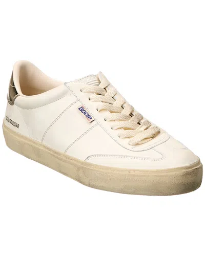 Golden Goose Soul-star Leather Trainer In White